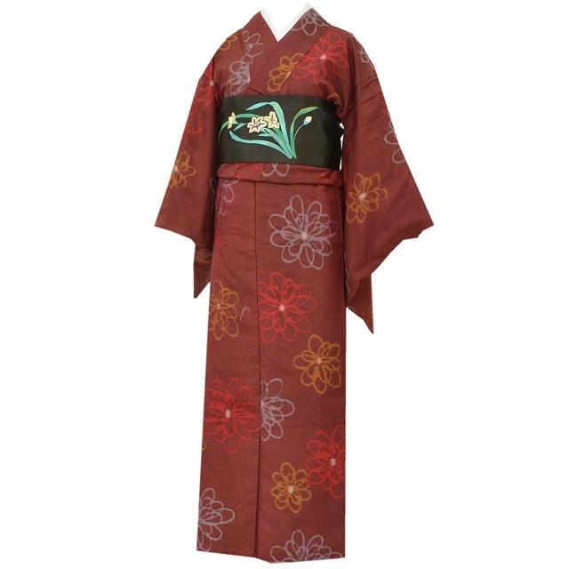 アンティーク単着物☆名古屋帯セット