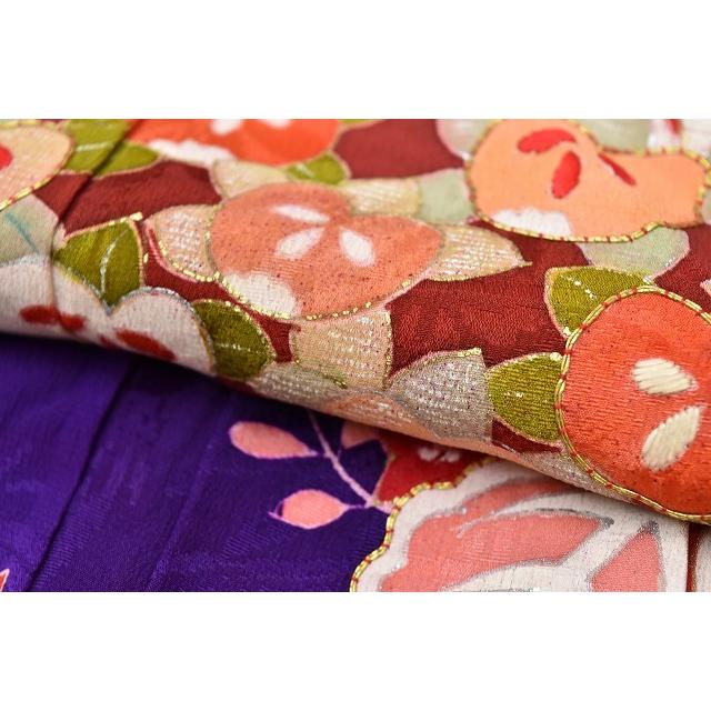 金駒刺繍　訪問着　フルセット！ フリーサイズ」 金彩加工 金駒刺繍 松竹梅 高級ちりめん 訪問着
