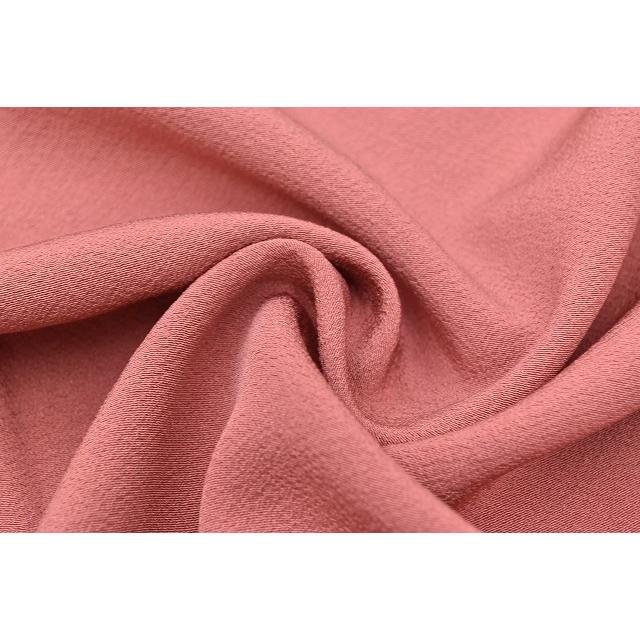リサイクル着物 色無地 中古 正絹 一つ紋 仕立て上がり 濃いピンク 美品 裄63.5 Mサイズ ほうもんぎ hh4446｜hitotoki｜05