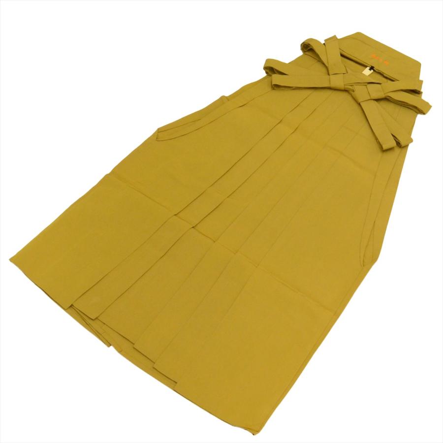 袴 男性用 正絹 単品 茶色系 リサイクル着物 馬乗り袴 無地 メンズ