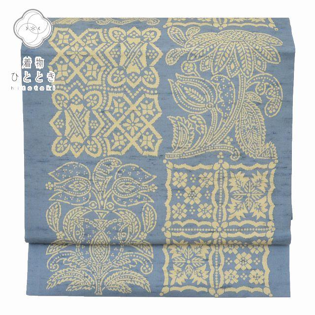 名古屋帯 中古 リサイクル 帯 仕立て上がり 正絹 九寸 リサイクル帯 紬  