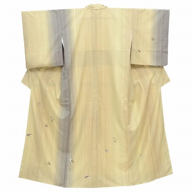 リサイクル着物 結城紬 中古 着物 リサイクル紬 正絹 仕立て