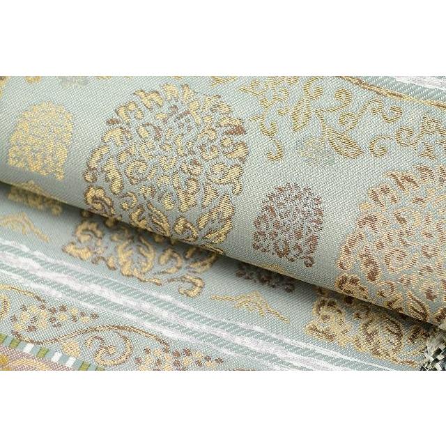 袋帯 中古 リサイクル帯 正絹 仕立て上がり 刺繍 はればれ加工済  