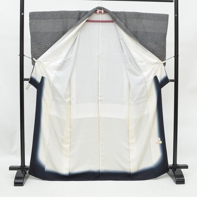 江戸小紋 中古 鮫小紋 正絹 仕立て上がり リサイクル着物 お洒落 街着