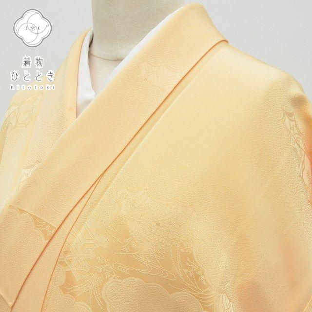 リサイクル着物 色無地 中古 正絹 仕立て上がり 紋付 裄62cm リサイクル着物 色無地 中古 正絹 仕立て上がり 紋付 裄62cm