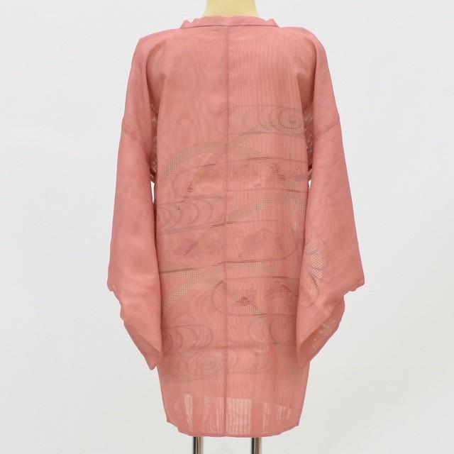 登場!登場!道行コート 正絹 塵除け 春用 秋用 薄物 美品 紗袷 はおり