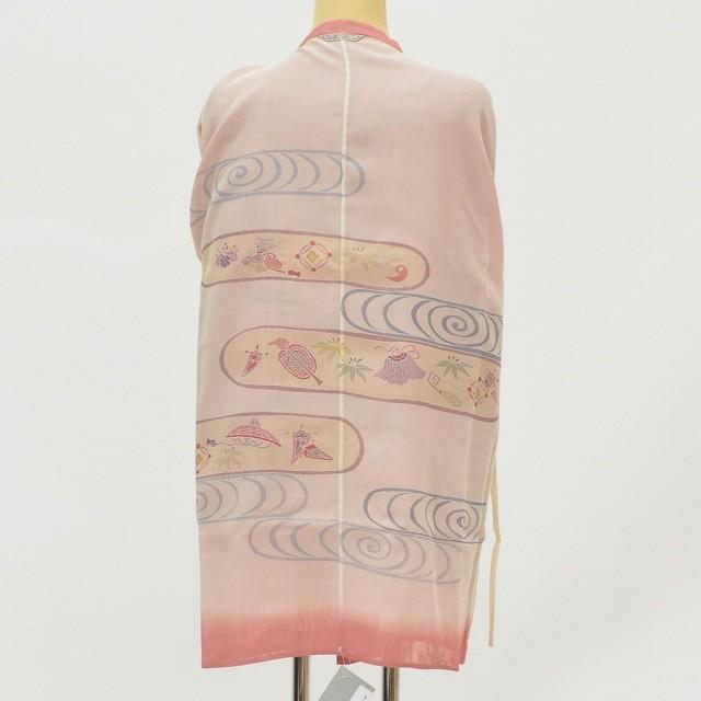 登場!登場!道行コート 正絹 塵除け 春用 秋用 薄物 美品 紗袷 はおり