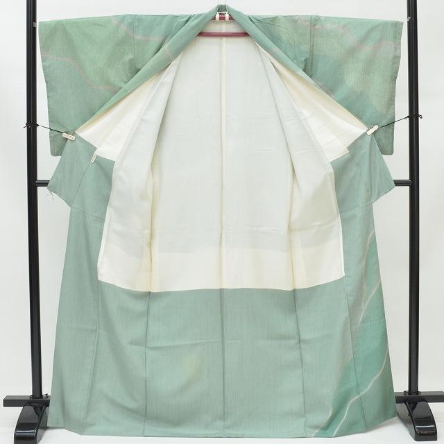 リサイクル着物 大島紬 中古 正絹 仕立て上がり クリーニング済 pp1081a20の画像