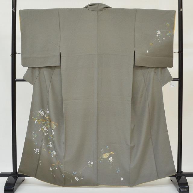 美品　しつけ付き　着物　まとめ売り 中古】 付下げ 付け下げ レディース 正絹 クリーム 身丈160cm 裄
