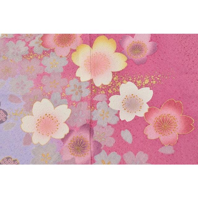 リサイクル着物 振袖 中古 単品 正絹 仕立て上がり 結婚式 成人式 裄  