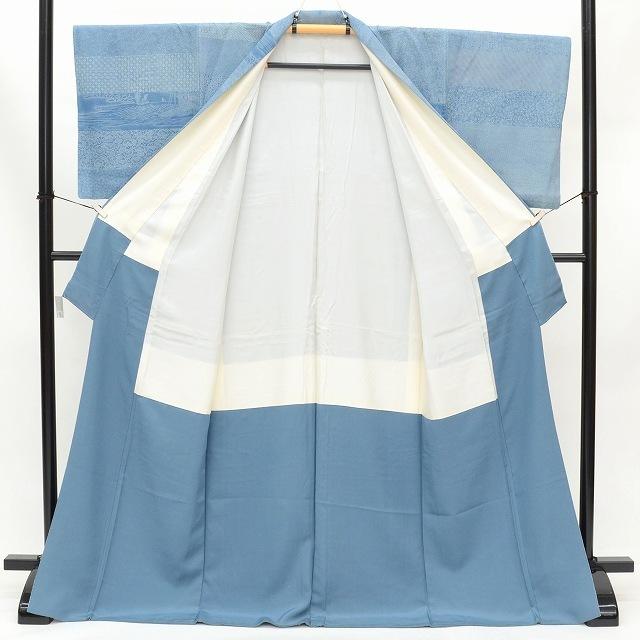 江戸小紋 中古 鮫小紋 正絹 仕立て上がり リサイクル着物 お洒落 街着