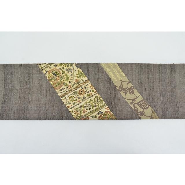 袋帯 中古 リサイクル正絹 仕立て上がり ガード加工済 小紋 紬