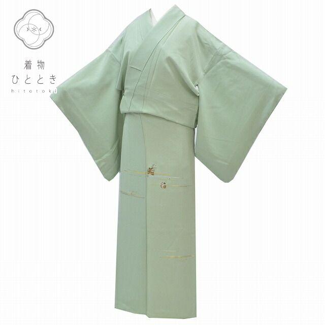 リサイクル着物 望める 色留袖 中古 正絹 仕立て上がり 一つ紋付き 