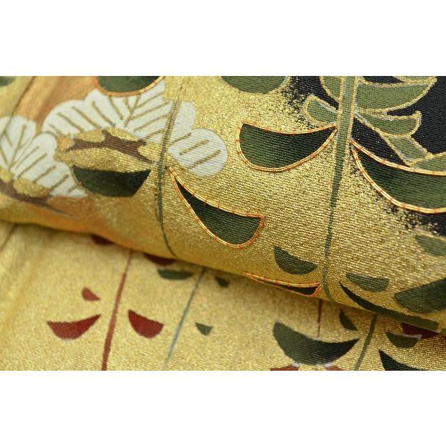 リサイクル着物 黒留袖 中古 正絹 仕立て上がり 五つ紋 比翼付き