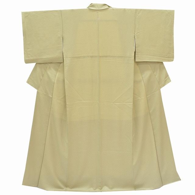 リサイクル着物 色無地 中古 正絹 仕立て上がり 紋付 歌人 藤原定家