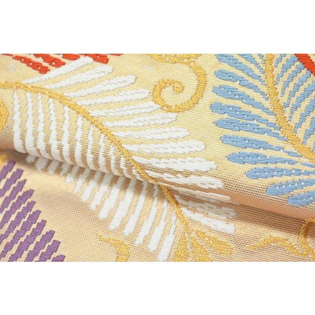 袋帯 中古 リサイクル正絹 仕立て上がり 訪問着 振袖用 着物