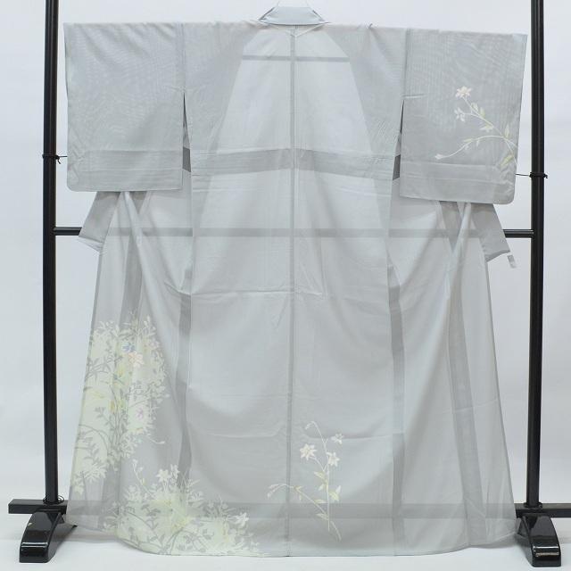 リサイクル着物 付下げ 中古 夏物 正絹 仕立て上がり 絽 盛夏 rr0125b