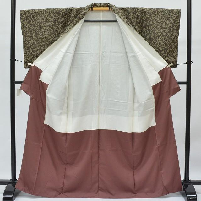 リサイクル着物 紬 中古 たて節 正絹 つむぎ 染師 川村久太郎