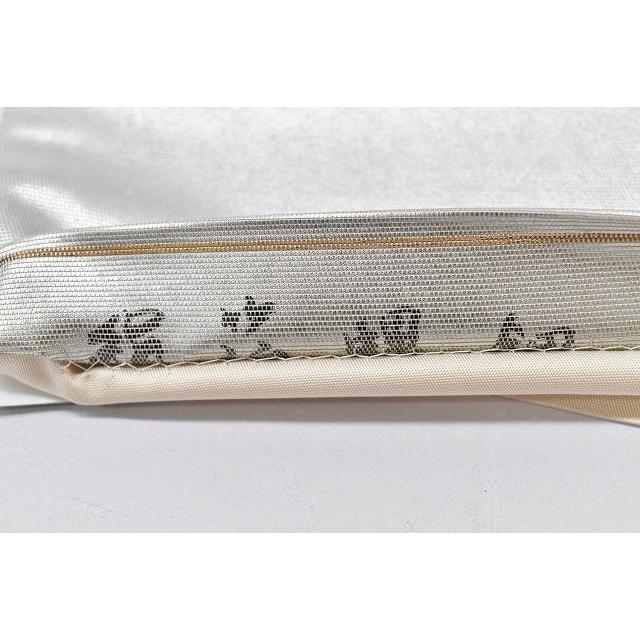 袋帯 中古 リサイクル正絹 仕立て上がり 訪問着 着物 螺鈿細工 落款有 