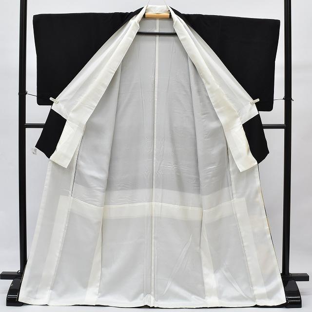 黒留袖 リサイクル着物 正絹 五つ紋 比翼付き 仕立て上がり 結婚式