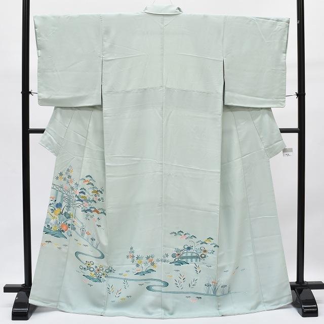 専用C19正絹　袷　色留袖　比翼無し　作家物落款　未使用しつけ付極美品　着物 訪問着袷 リサイクル 色留袖 襦袢セット 落款入り