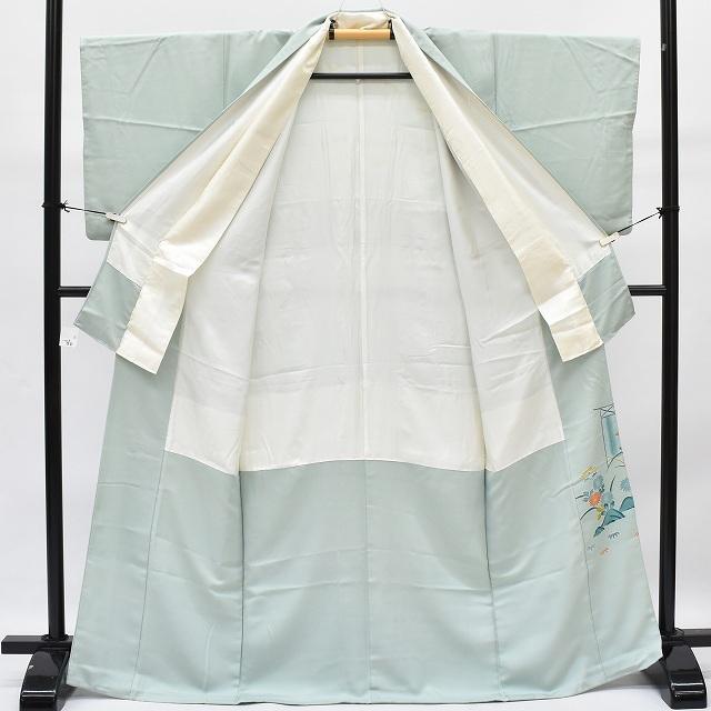 リサイクル着物 色留袖 中古 正絹 比翼衿付き 仕立て上がり 一つ