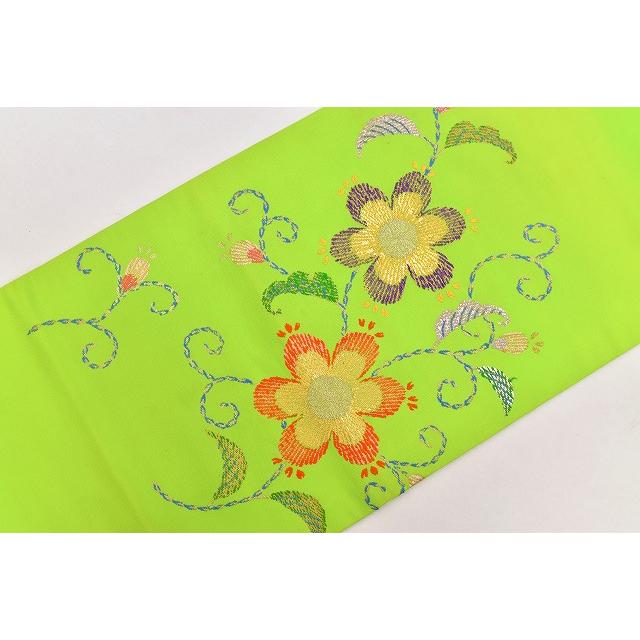 名古屋帯 中古 リサイクル 帯 仕立て上がり 正絹 九寸 訪問着 付下げ  