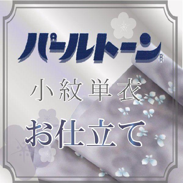 パールトーン加工 お仕立て セット 小紋 撥水 防カビ 防汚 パールトーン ガード加工 単衣 sin3539pt