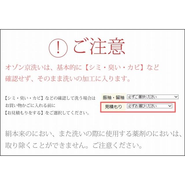 着物・袴2点セット クリーニング オゾン京洗い 着物・袴 sin4011 S｜hitotoki｜03