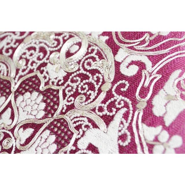 袋帯 お仕立代込み パールトーン加工込み 刺繍 スワトウ刺繍 参考上代 