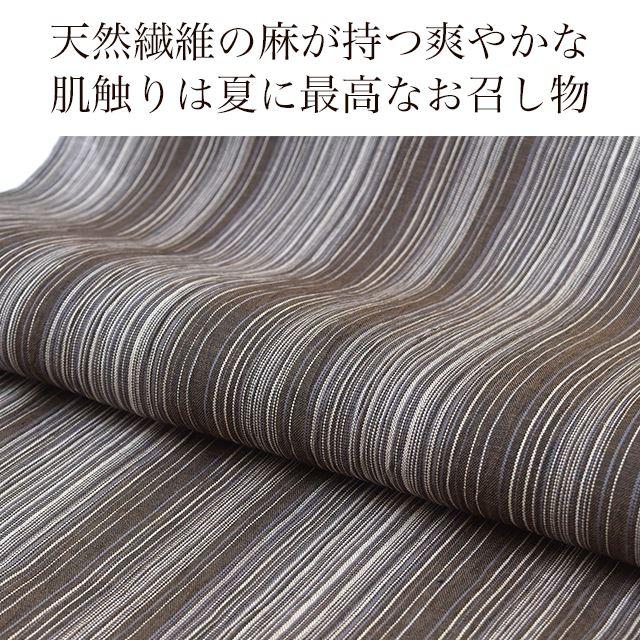 反物 秦莊ちぢみ 衣草紙 本場近江 ちぢみ 縮み 麻100% 夏 単衣 浴衣 