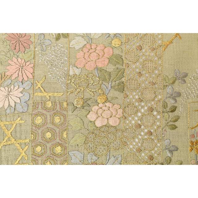 袋帯 中古 リサイクル正絹 仕立て上がり 訪問着 付下げ 着物 スワトウ  