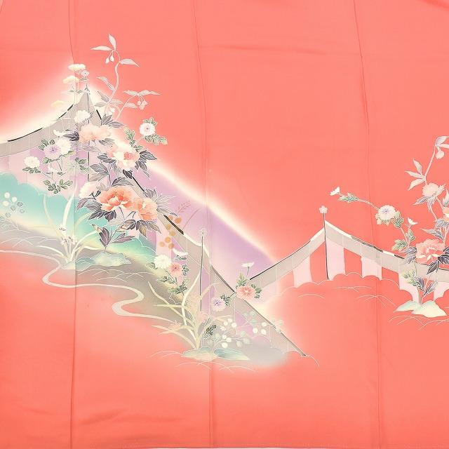 Shrimp【新品未使用極美品】訪問着フルセット　正絹　袷　和楽器文様 Shrimp【新品未使用極美品】訪問着フルセット 正絹 袷 和楽器文様 楽天