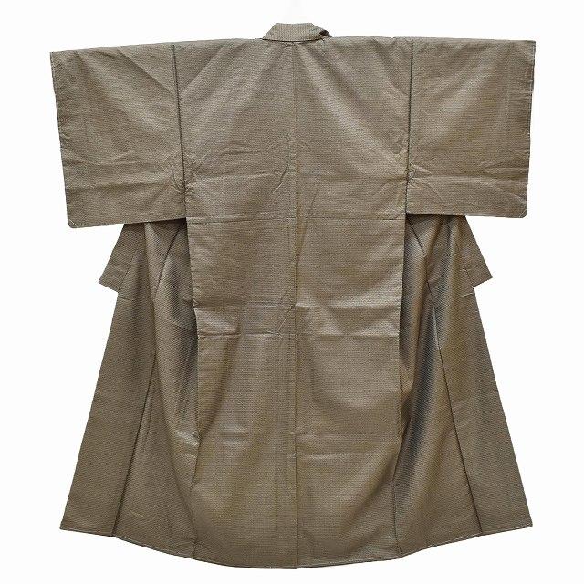 リサイクル着物 アンサンブル 中古 男性 着物 羽織 大島紬 正絹