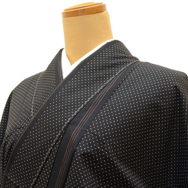 リサイクル着物 本場奄美大島紬 泥染め 正絹 美品 未使用品