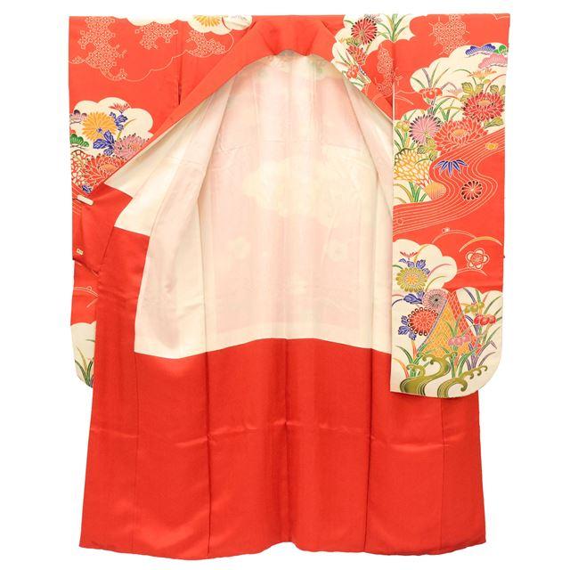 リサイクル着物 振袖 長襦袢 セット 正絹 中古 tt0748b 着物