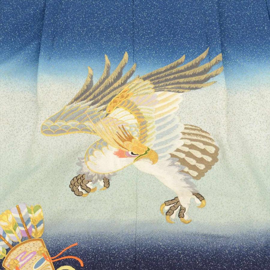 七五三 男の子　5歳　一部未使用美品 SOUBIEN 七五三 着物 5歳 販売 五歳 男の子 袴 アイボリー系