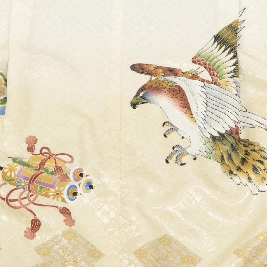 七五三 男の子 5歳 2点セット 着物 羽織 美品 仕立て上がり 身丈86.5cm