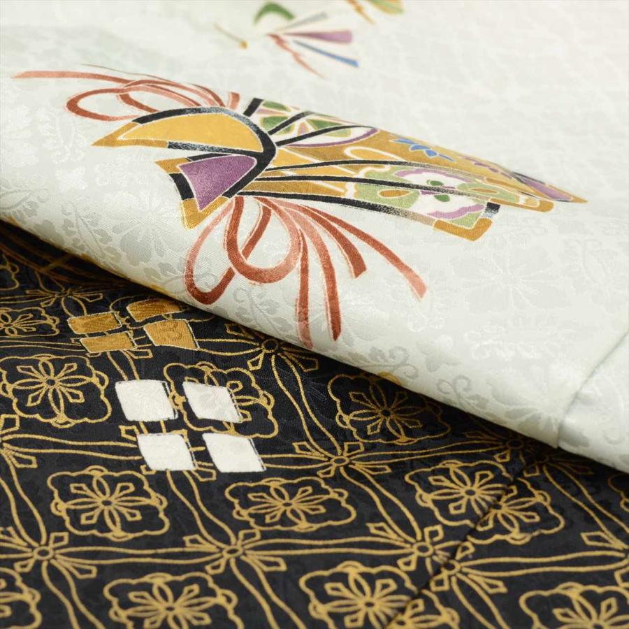 七五三 男の子 5歳 2点セット 化繊 着物 羽織 美品 仕立て上がり 身丈