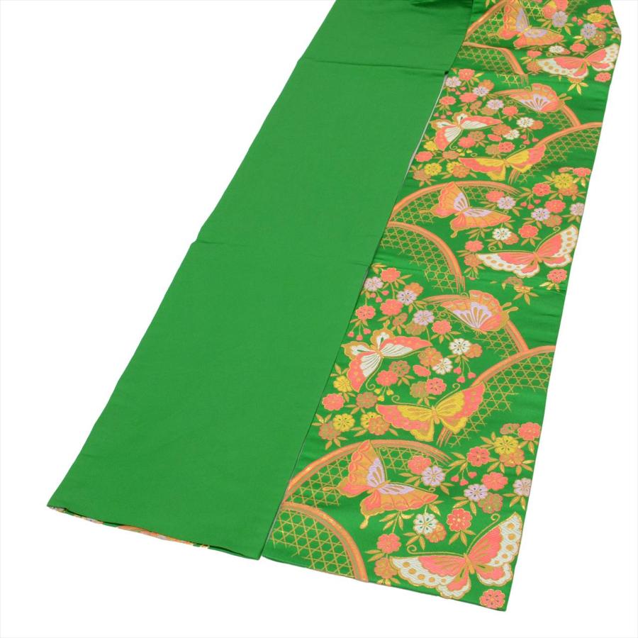 七五三 女の子 帯 7歳 単品 化繊 仕立て上がり リサイクル帯 手結び帯