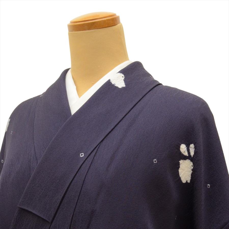 小紋 正絹 袷 身丈156.5cm M 裄64.8cm 仕立て上がり 美品