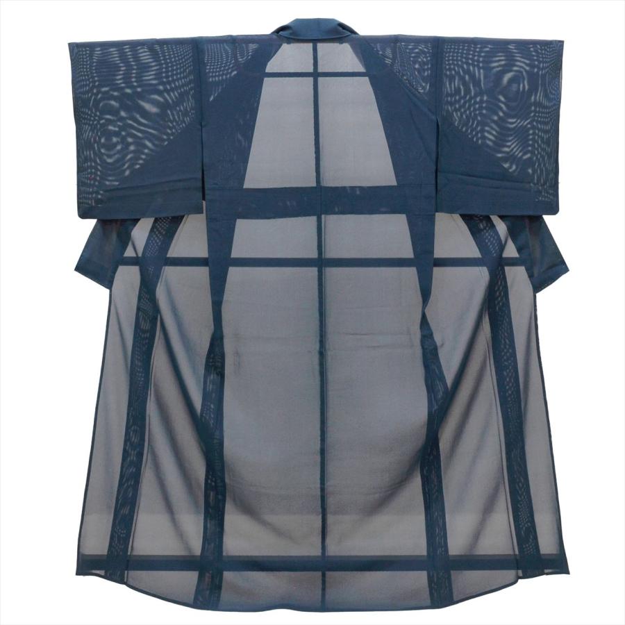 色無地 夏 正絹 身丈157.5cm M 裄66.5cm 仕立て上がり リサイクル着物