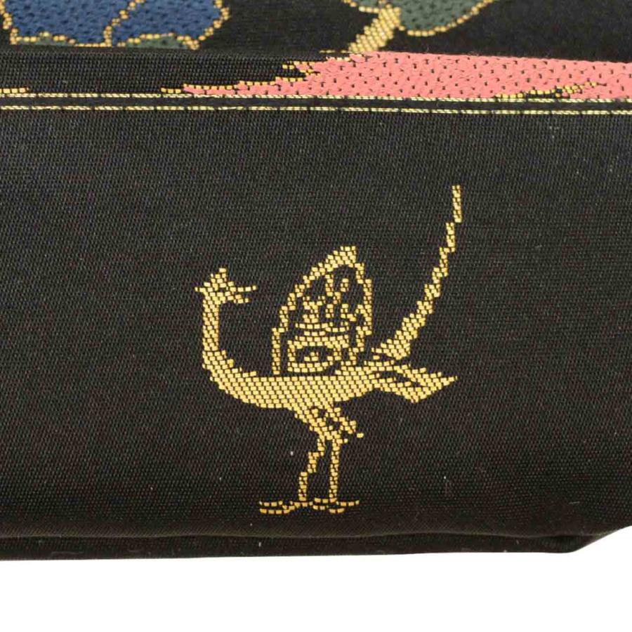 袋帯 明綴れ鳳凰 花文様 袋帯 明綴れ鳳凰 花文様 袋帯 明綴れ鳳凰 花文様