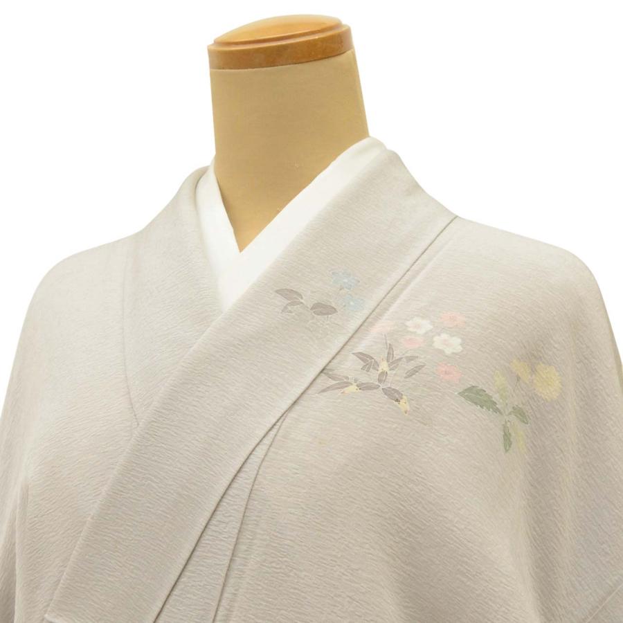 付下げ リサイクル着物 正絹 S ちょっとふくよかL 良品 身丈154 裄丈63