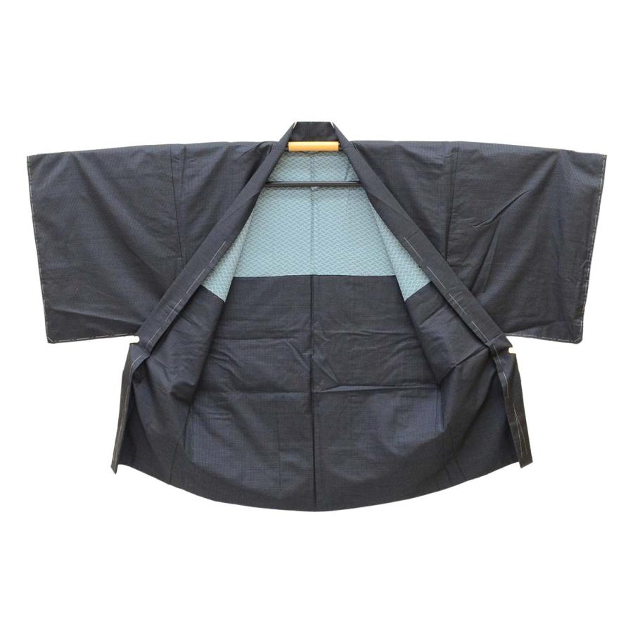 羽織 リサイクル着物 セット アンサンブル 男性 大島紬 正絹 未使用品