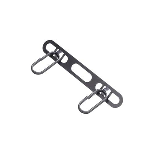 ハミィ iFace Hang and ストラップホルダー ダブルリング ガンメタル iFace用 スマホ ホルダー ストラップホール スマホショ