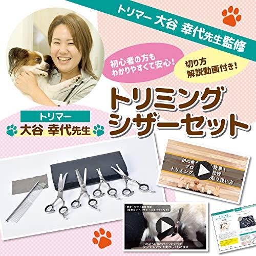 Latuna トリミング ハサミ プロトリマー監修 トリミングシザー 使い方説明動画付き 犬 トリミング ペット用 初心者向け 安全性 ケー Www Ortostuudio Ee
