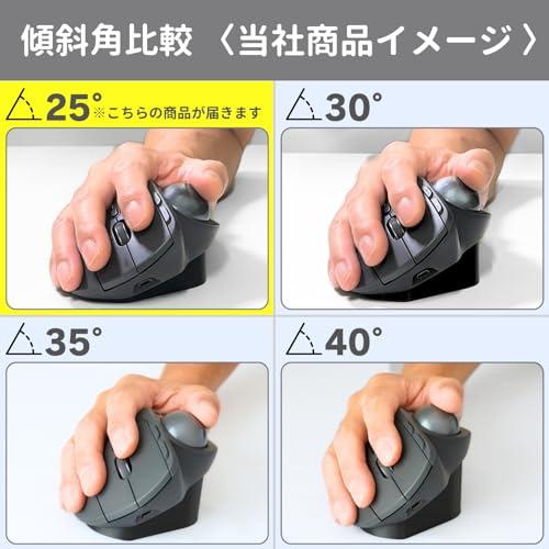 デジ基地 MX ERGO用 トラックボール傾斜スタンド 角度固定25°（内蔵