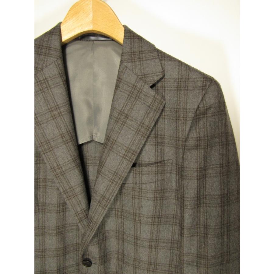 EDIFICE テーラードジャケット 2ピース ベスト 英国製ツイード チェック EDIFICE テーラードジャケット 2ピース ベスト 英国製ツイード