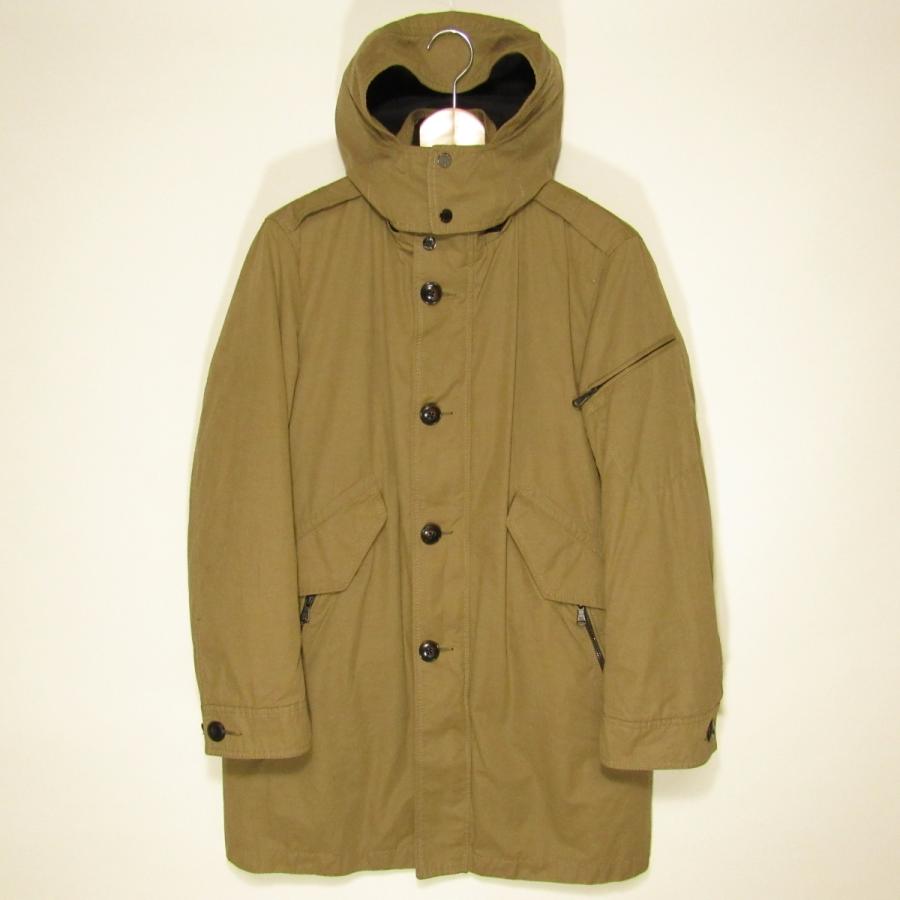 未使用品 23区 HOMME メンズ THERMOLITE中綿ライナーブルゾン付 フーデッド コート size46 M相当 秋冬 濃いベージュ